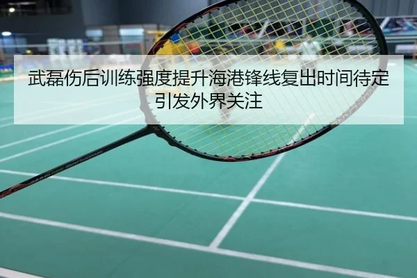 武磊伤后训练强度提升海港锋线复出时间待定引发外界关注